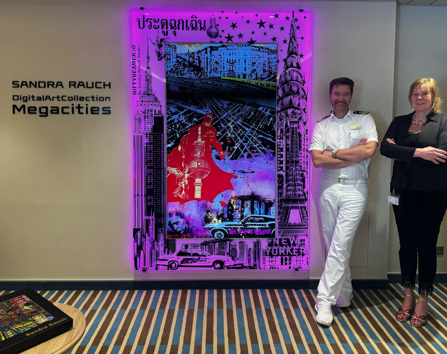 Ausstellung der Digital Art Collection Megacities von Sandra Rauch