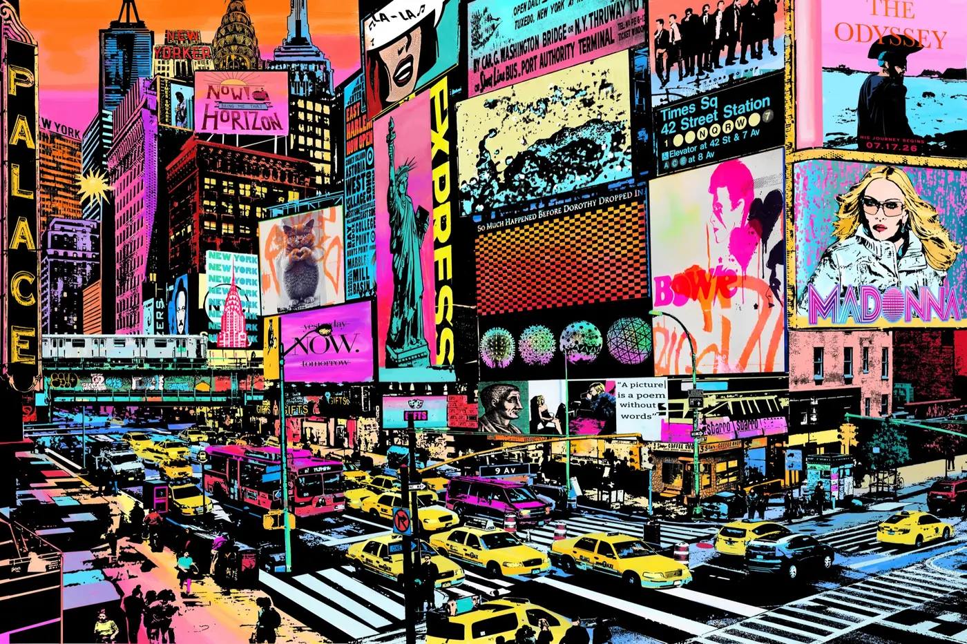 New York Times Square – Werk von Sandra Rauch
